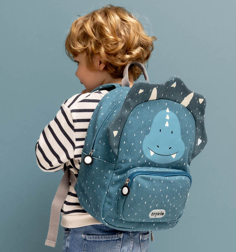 Trixie Mr. Triceratops Sac &agrave; dos en Bleu pour filles, gar&ccedil;ons (361281)