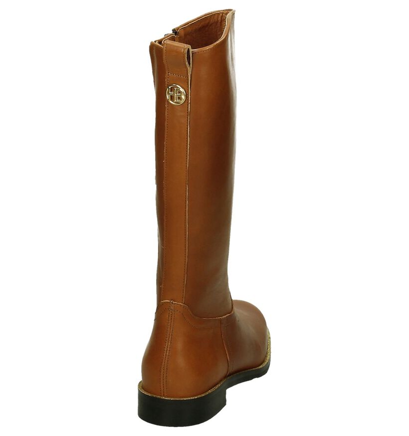 Hampton Bays Bottes hautes en Cognac en cuir (204096)