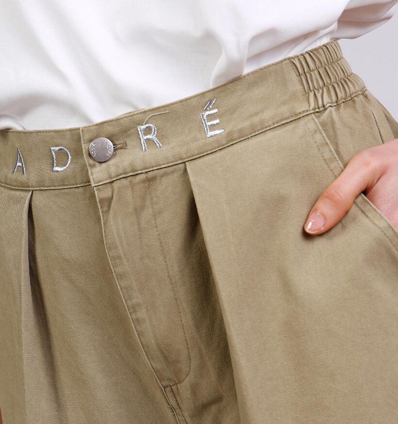 Ador&eacute; Tiago Groene Geklede Broek voor dames (376752)