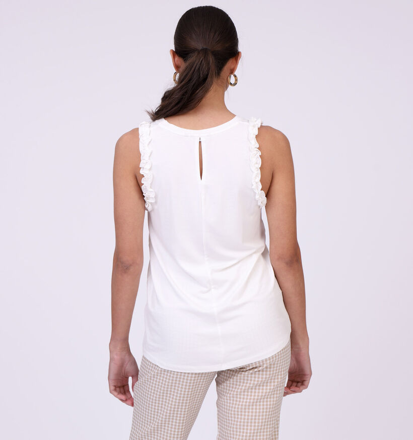 Mexx Sleeveless ruffle Zwarte Top (313281)