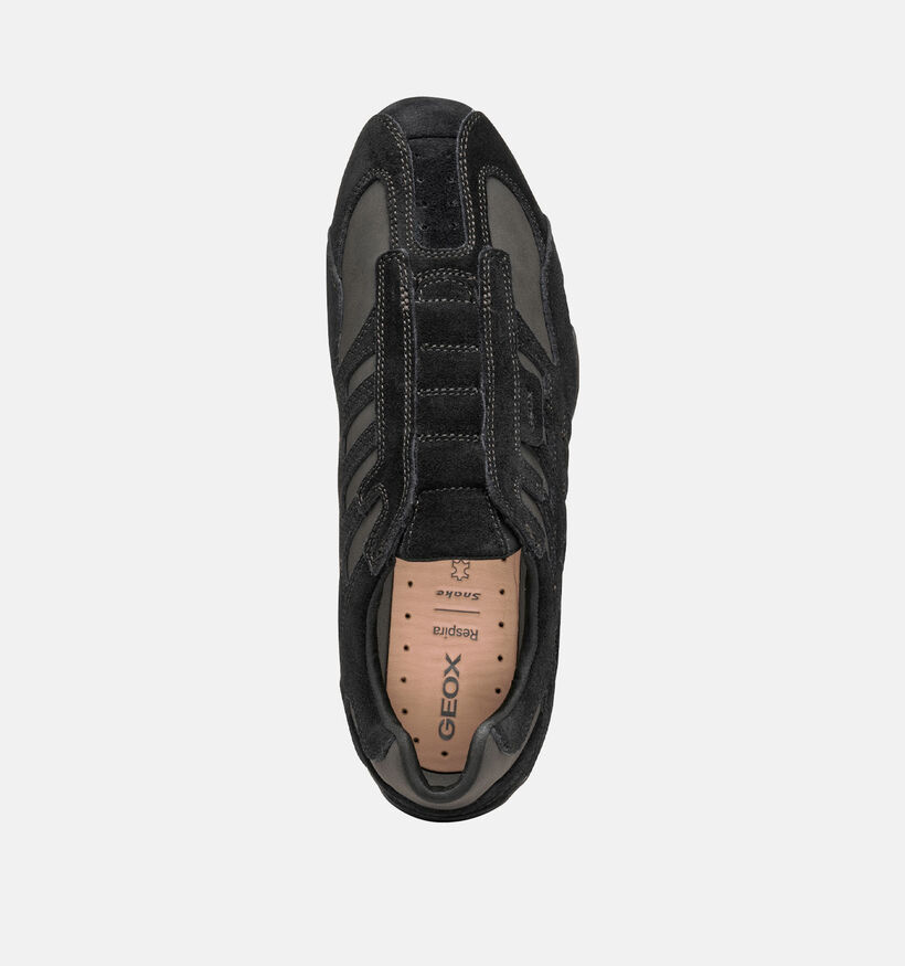 Geox Snake Original Chaussures plates en Noir pour hommes (360116) - pour semelles orthopédiques