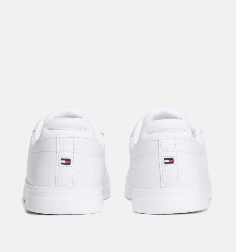 Tommy Hilfiger Icon Court Chaussures &agrave; lacets en Blanc pour hommes (368605) - pour semelles orthop&eacute;diques