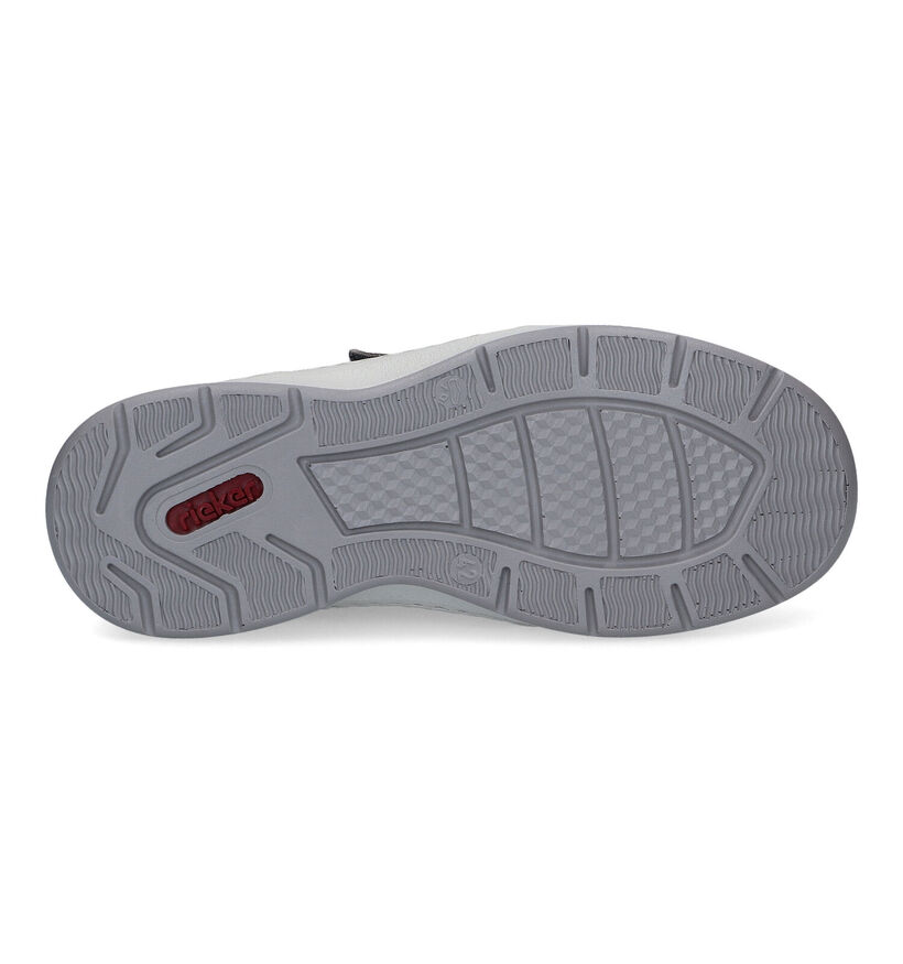 Rieker Grijze Velcroschoenen in kunstleer (308584)
