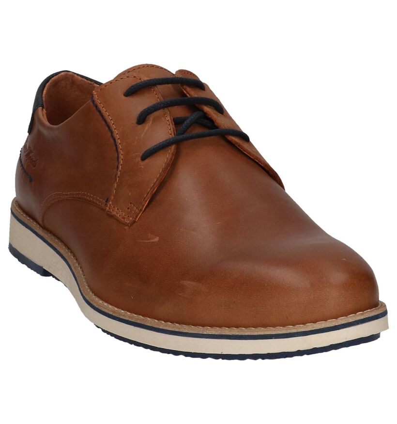 Cognac River Woods Emir Veterschoenen in leer (215001)