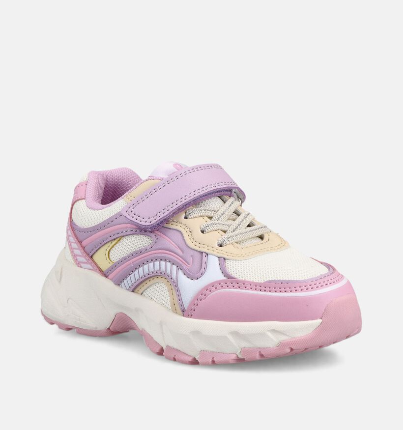 Milo & Mila Baskets basses en Rose pour filles (370828)