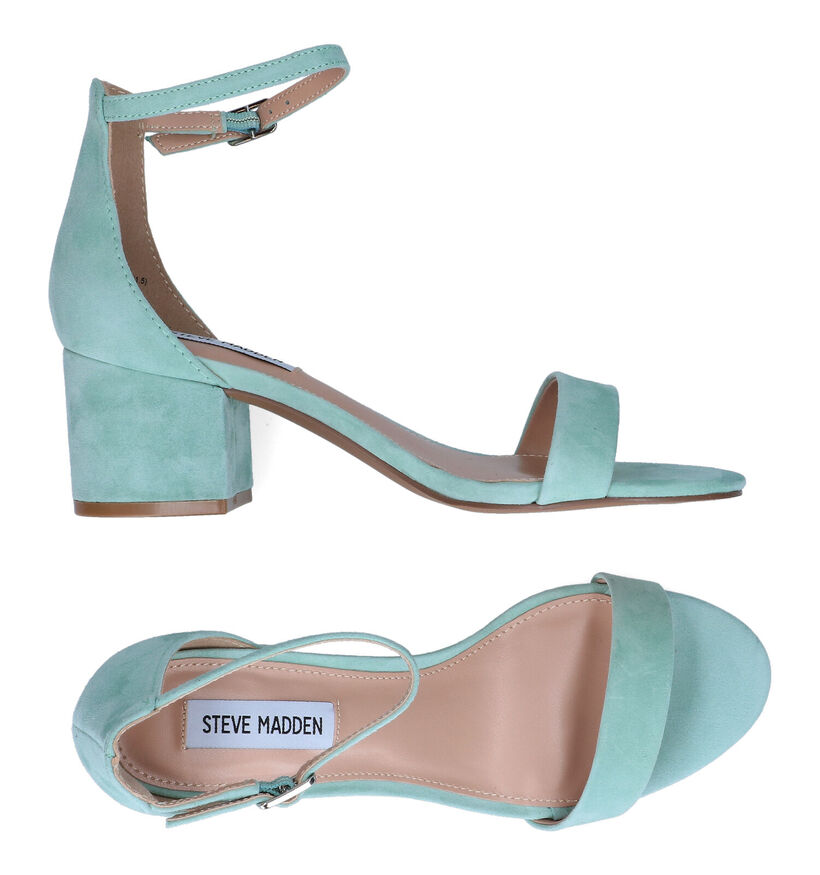 Steve Madden Irenee Sandales en Vert pour femmes (305359)