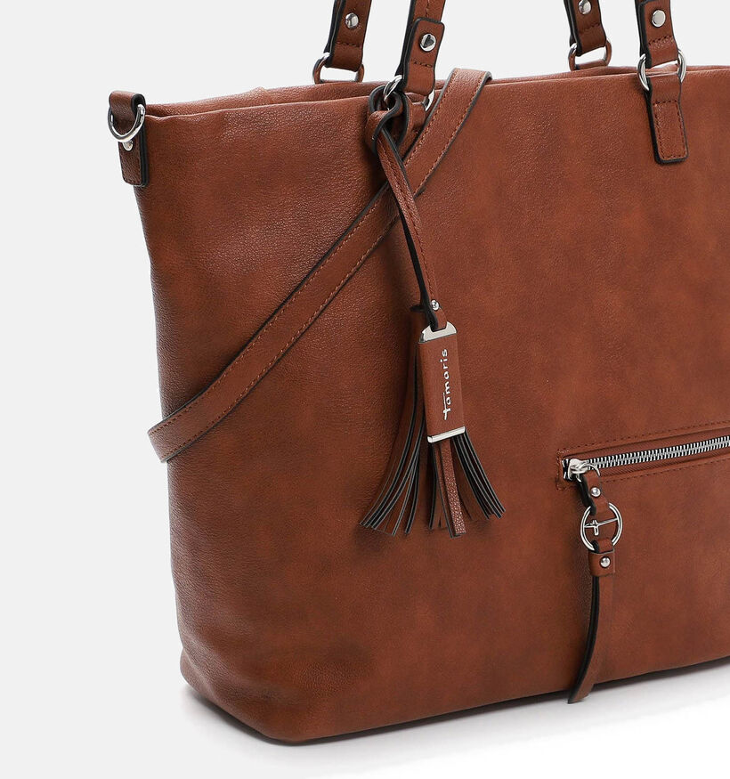 Tamaris Nele Cabas avec fermeture éclair en Cognac pour femmes (355648)