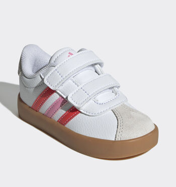 adidas VL Court 3.0 Low Baskets Cloud White / Linen Green Met. / Sandy Pink Met./Cloud White/ Linen Greyen Metallic/ Sandy Pink Metallic/Cloud White/ Clear Pink/ Better Scarlet/Aurora Plum/Zero Metallic/Pink Gum