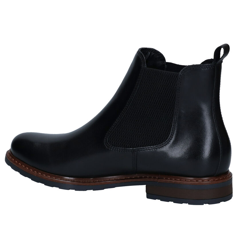 Tamaris Chelsea Boots en Brun en cuir (297012)