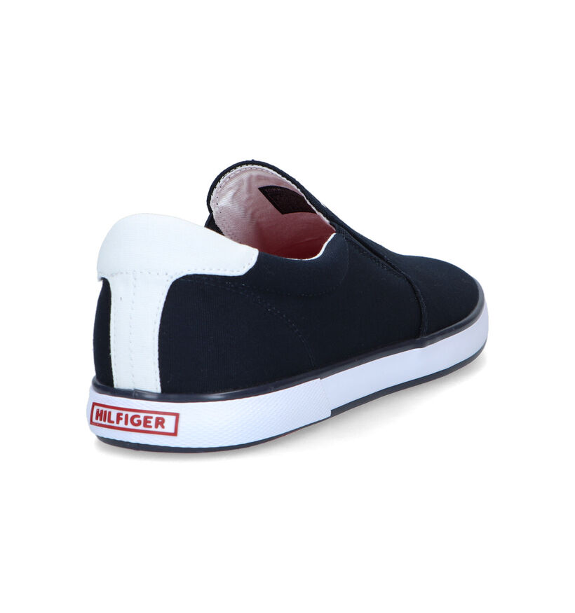 Tommy Hilfiger Iconic Baskets slip-on en Bleu pour hommes (336690) - pour semelles orthopédiques