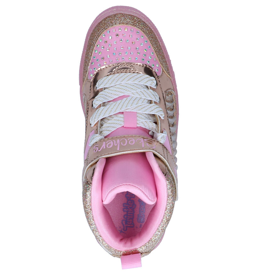 Skechers Twinkle Toes Sneakers Roze in stof (256140)