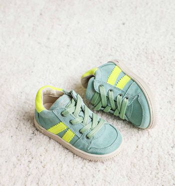STONES and BONES Sneakers Geel/Groen