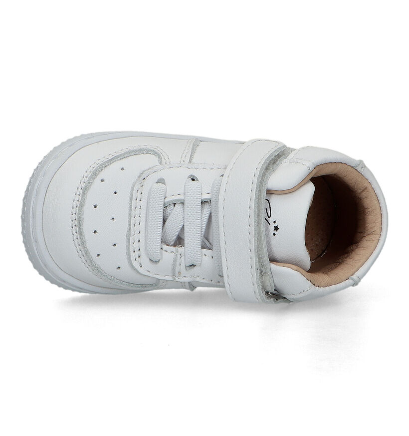 Shoesme Witte Sneakers voor jongens, meisjes (320454) - geschikt voor steunzolen