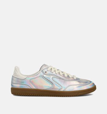 Baskets argent Skechers Low Baskets Noir/Argent