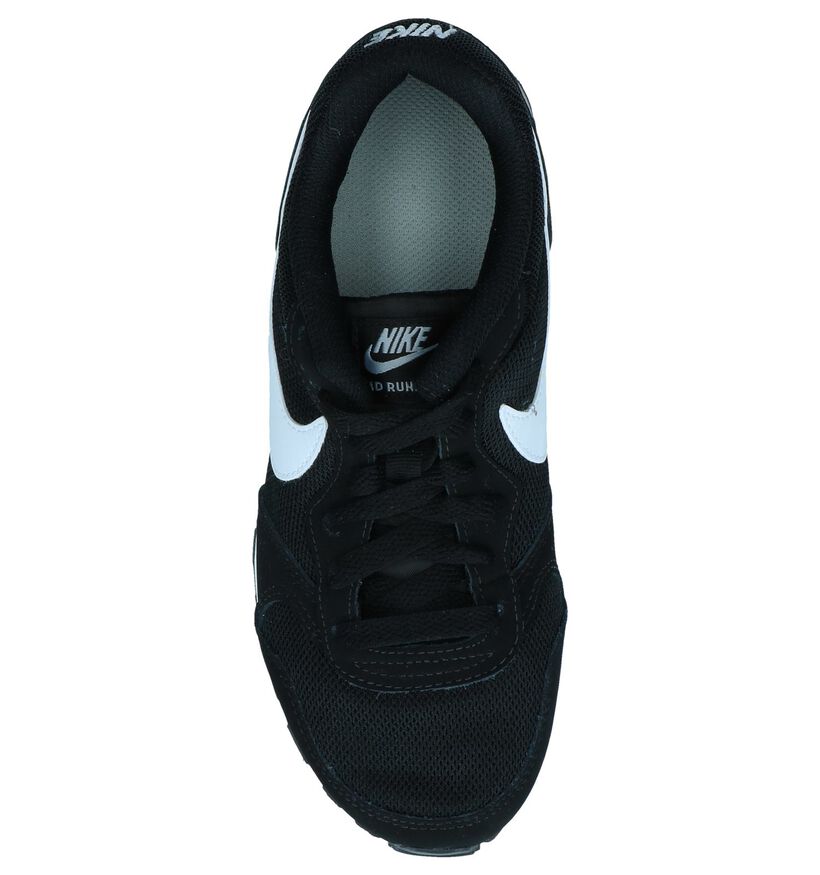 Nike MD Runner 2 Baskets en Noir en cuir (261640)