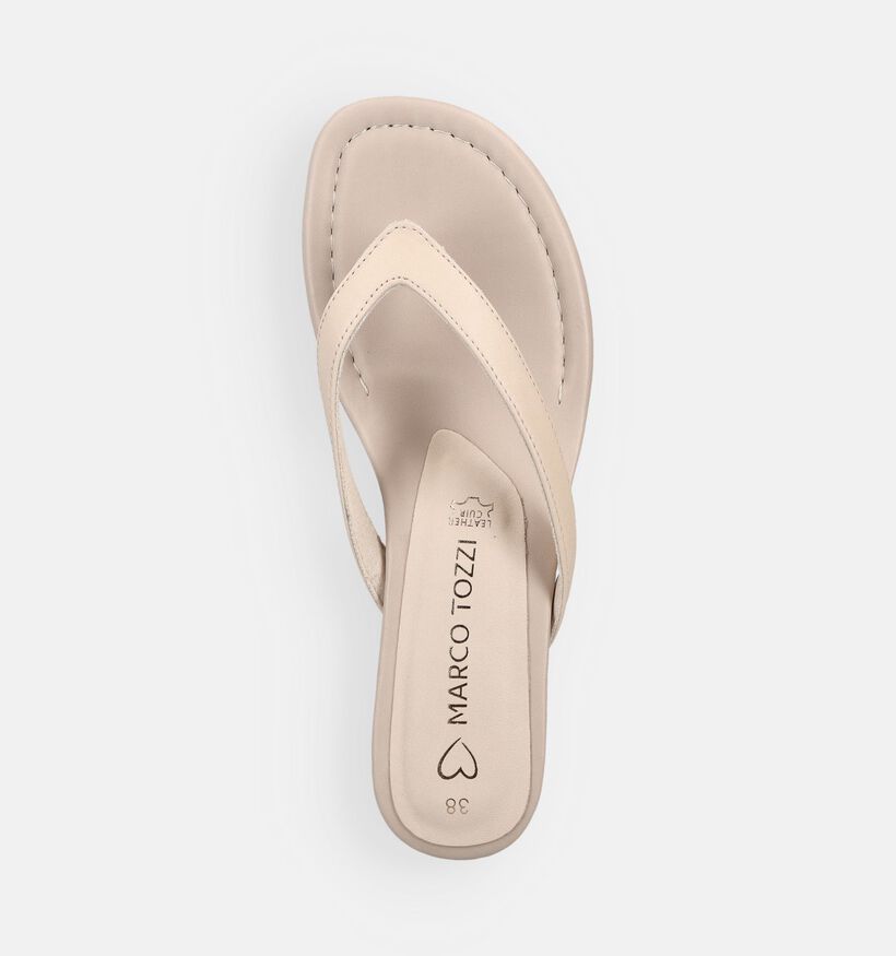 Marco Tozzi Ecru Slippers met Hak voor dames (373357)