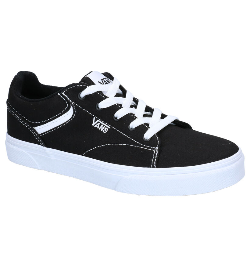 Vans Seldan Baskets Skate en Noir en textile (266623)