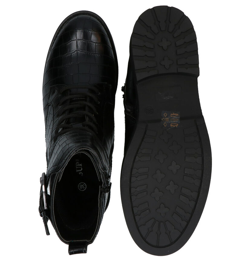 Superstar Bottines à lacets en Noir en simili cuir (291822)