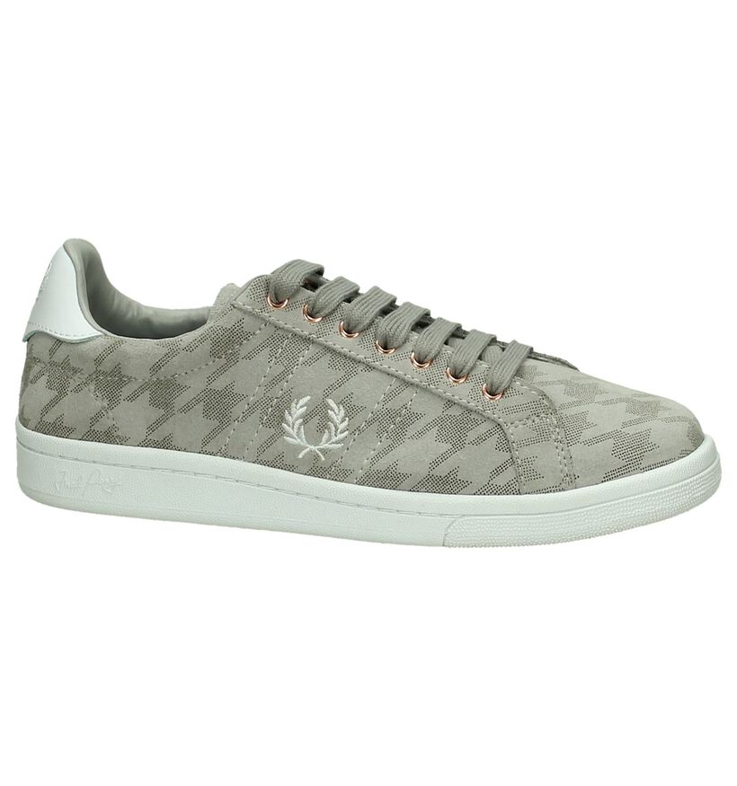 Fred Perry Baskets basses en Taupe en nubuck (201469)