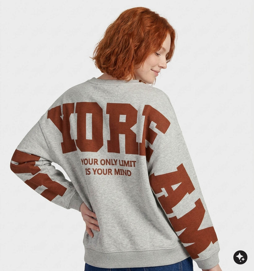 The Shirt Project Sweatshirts en Gris pour femmes (381883)
