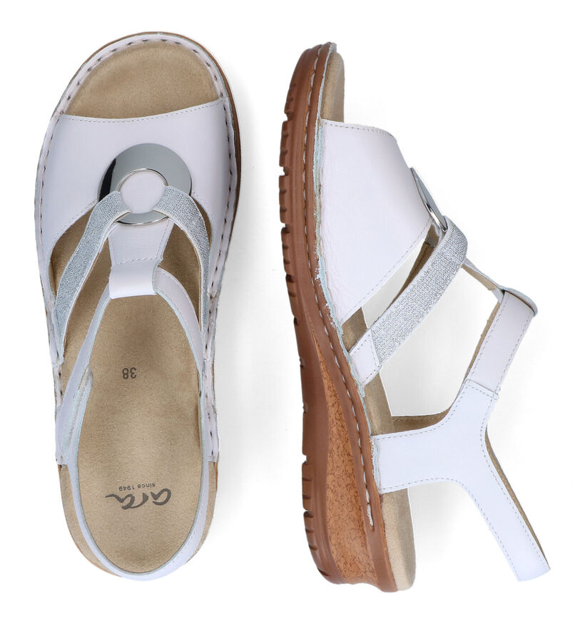 Ara Hawaii Sandales en Blanc en cuir (307676)