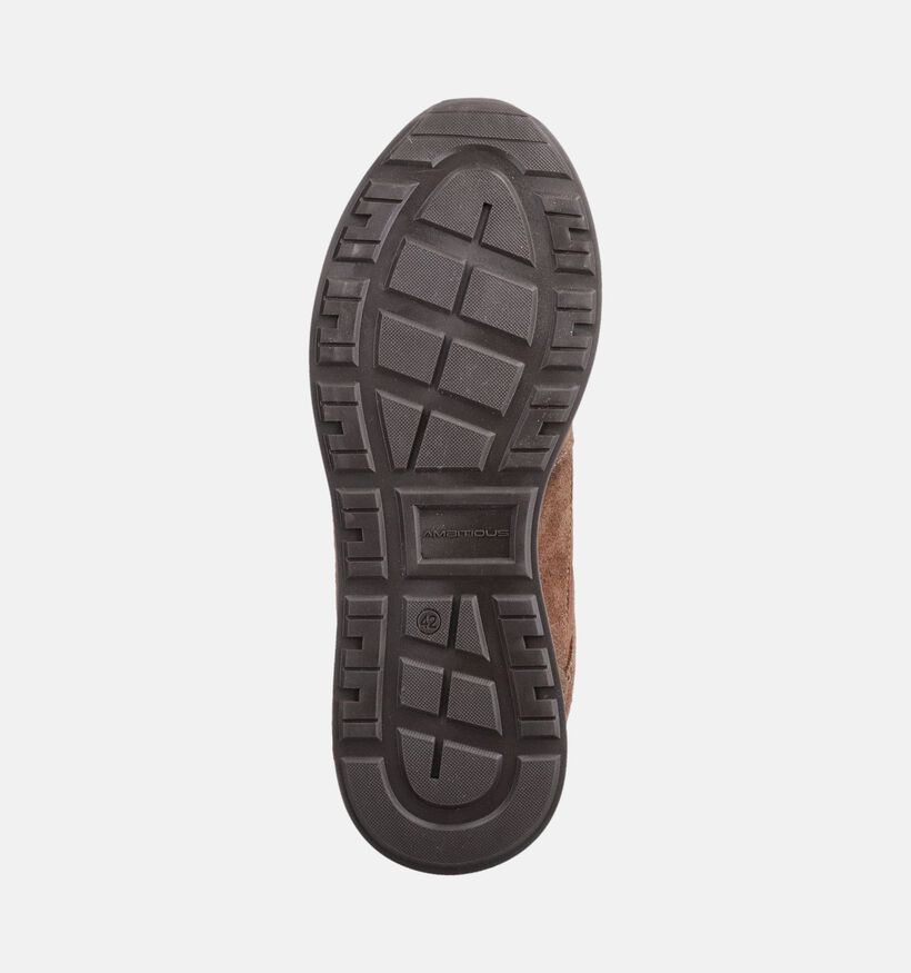 Ambitious Slow Chaussures &agrave; lacets en Marron/Cognac pour hommes (381293) - pour semelles orthop&eacute;diques