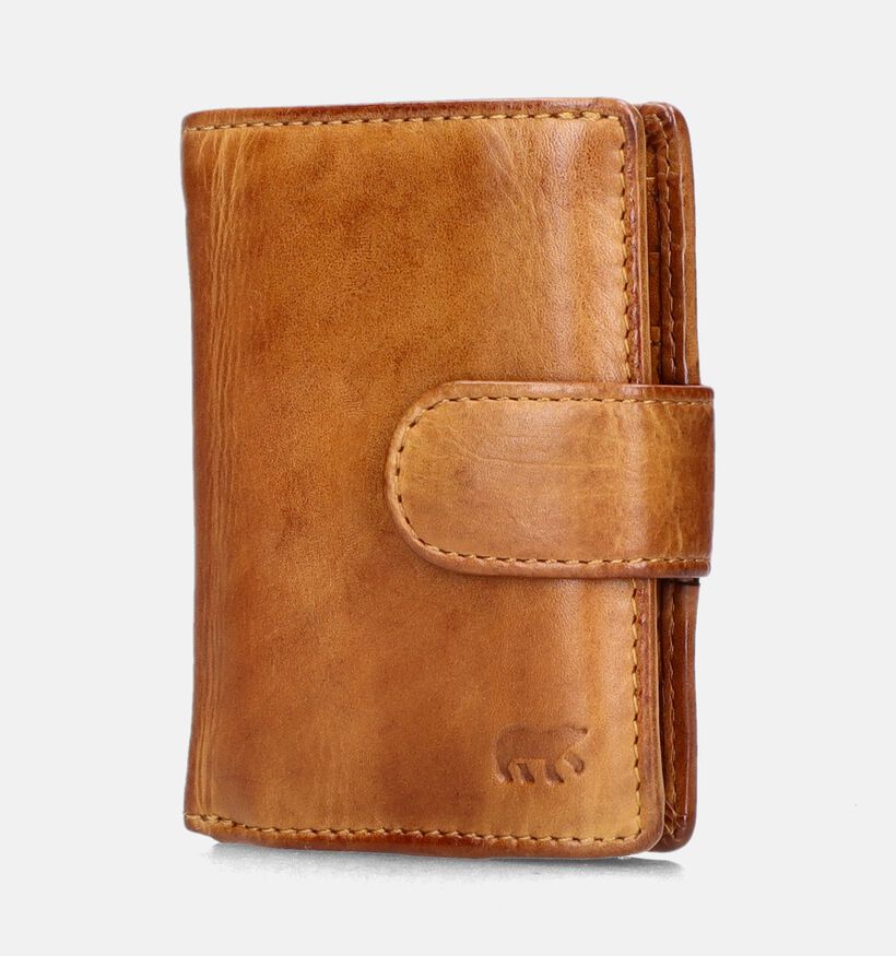 Bear Design Porte-cartes en Jaune pour hommes (350750)