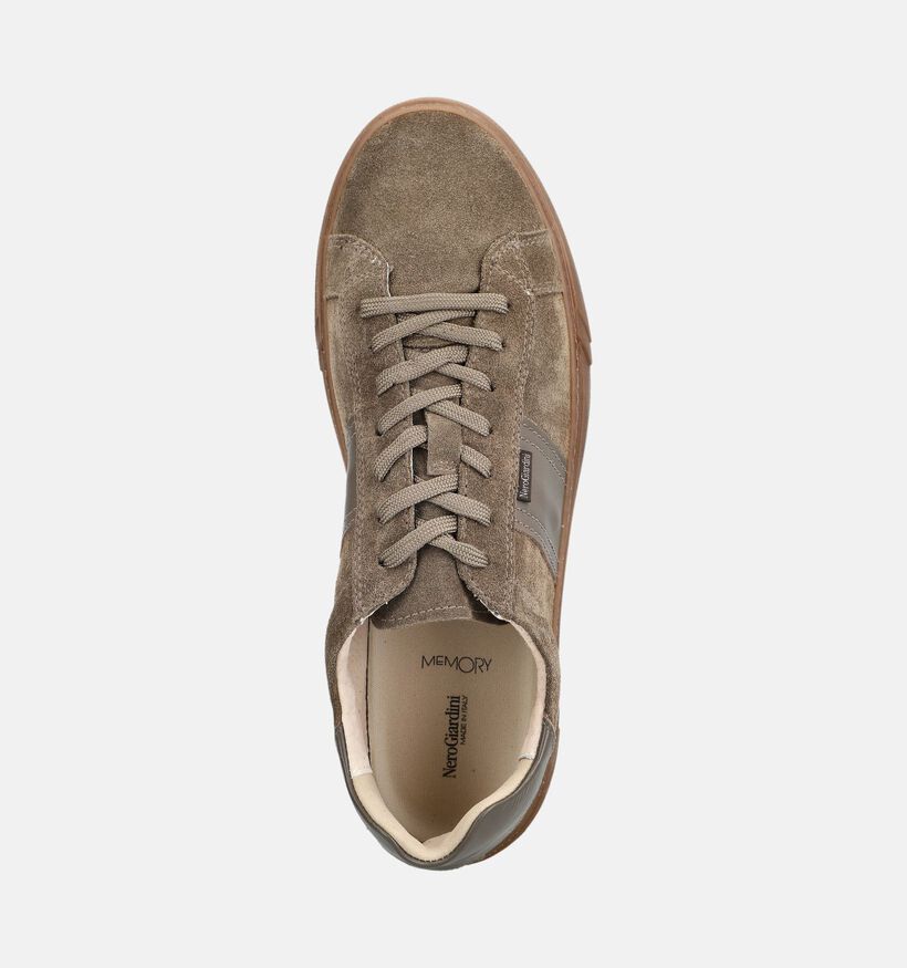 NeroGiardini Chaussures plates en Marron pour hommes (382168) - pour semelles orthop&eacute;diques