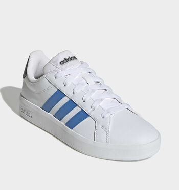 adidas Grand Court Low Baskets ftwr white/ Lucid Ray Blue/ Aurora Onix