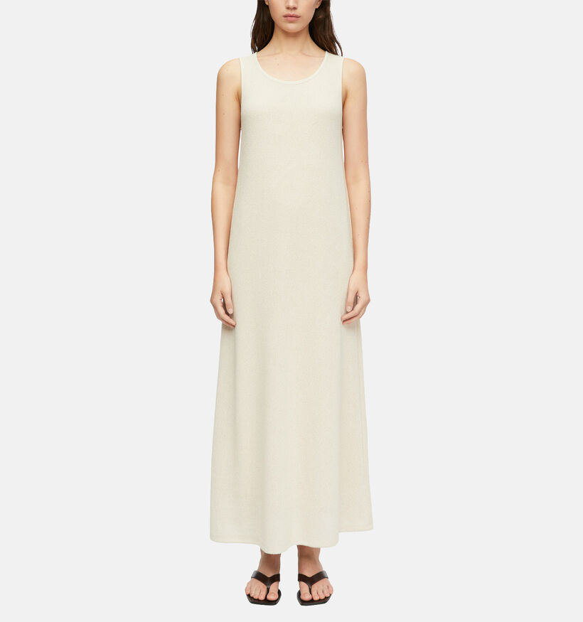 comma Robe mi-longue en Beige pour femmes (375075)