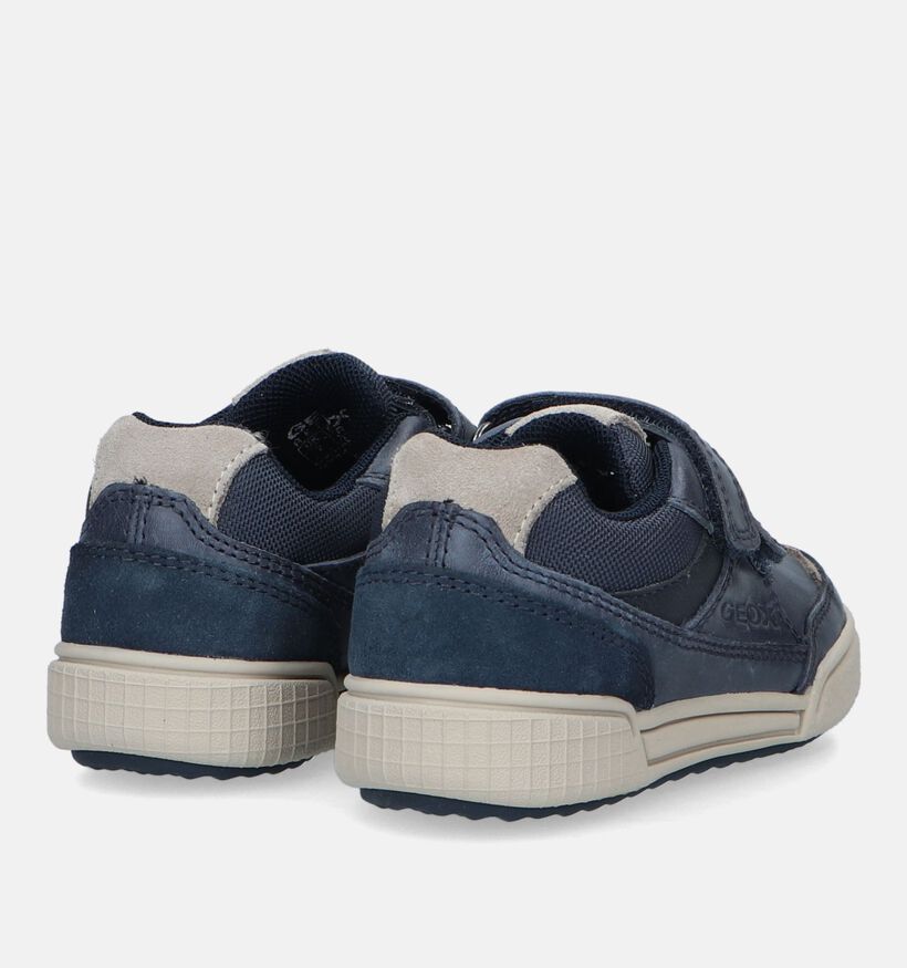 Geox Poseido Chaussures à velcro en Noir pour garçons (330066) - pour semelles orthopédiques