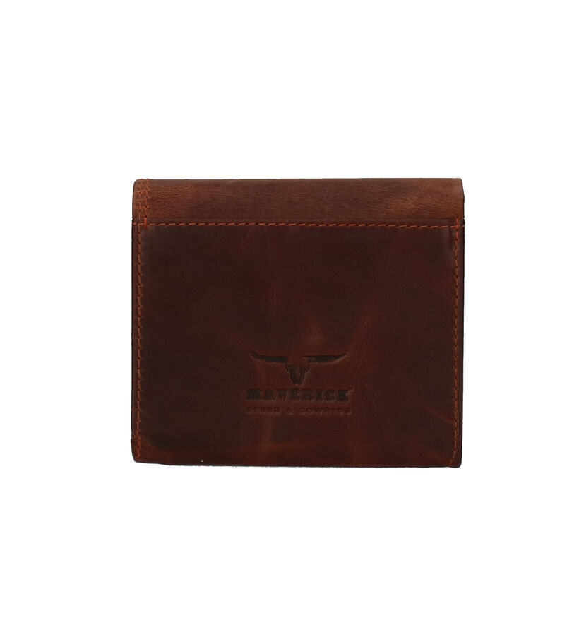 Maverick Porte-monnaie en Cognac en cuir (252754)