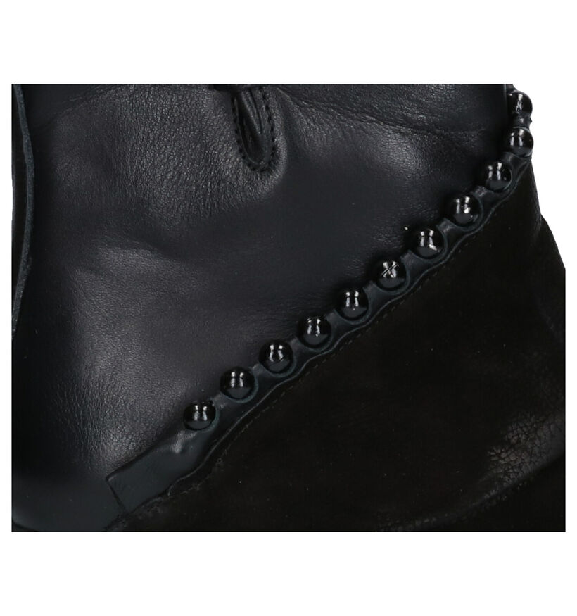 Baboos Bottillons à talons en Noir en cuir (263592)