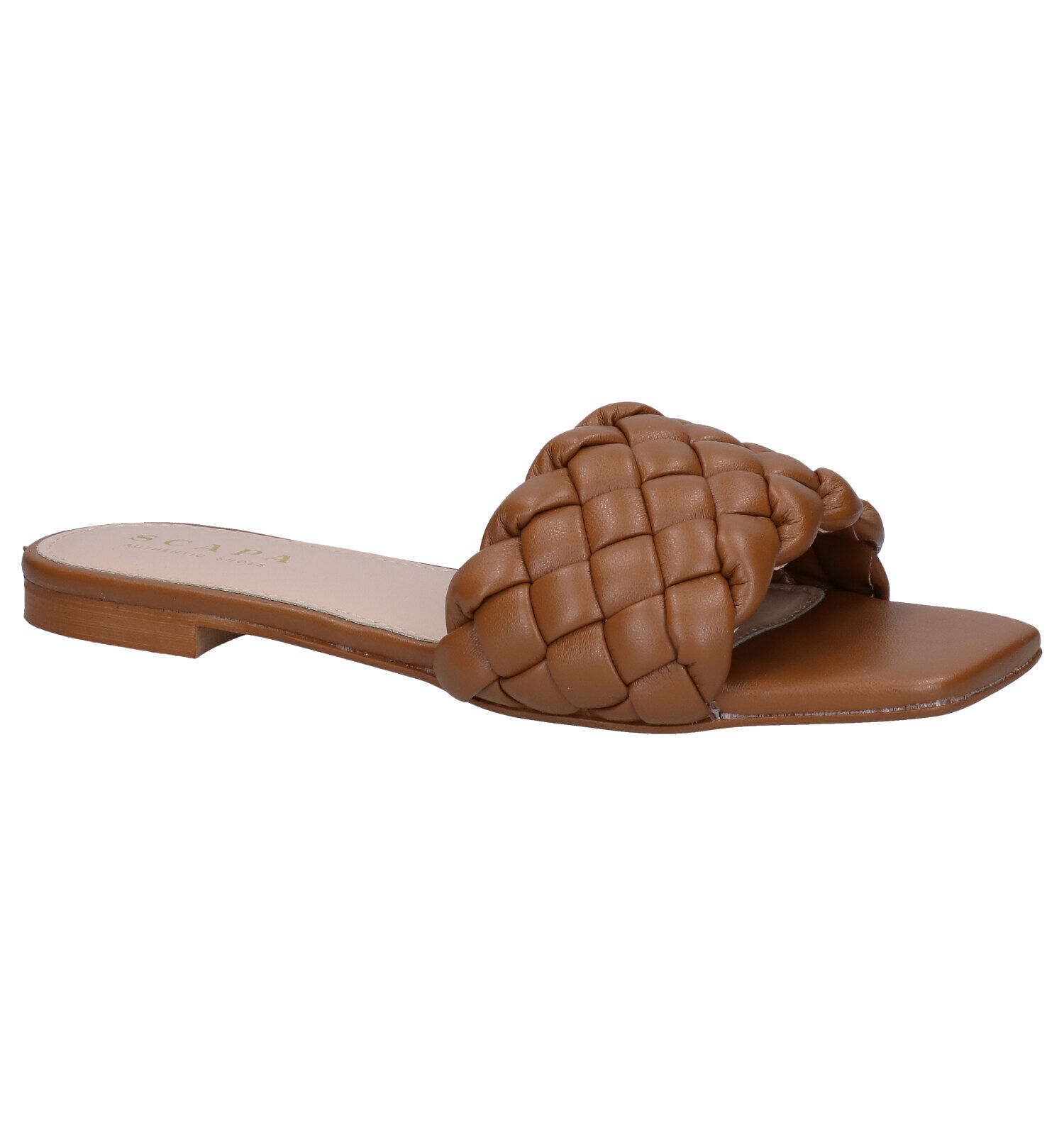 Scapa Cognac Muiltjes Dames Slippers Online op TORFS.BE