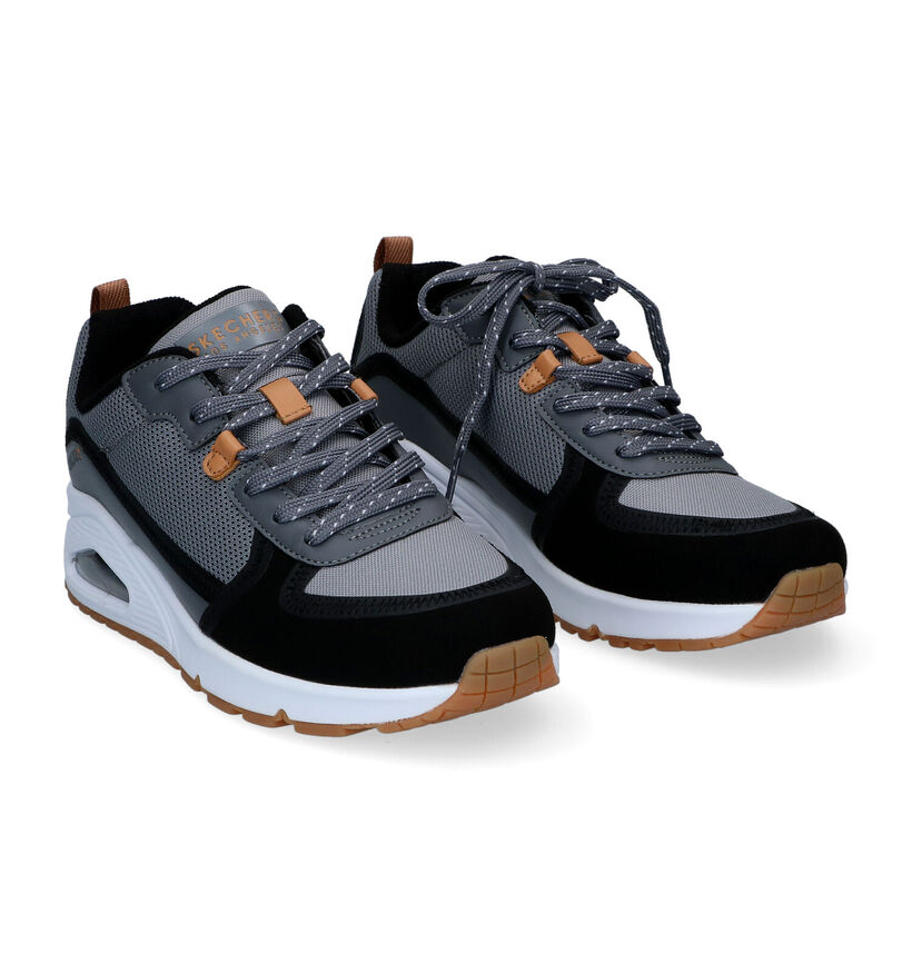 Skechers Uno Baskets en Gris pour femmes (295694)
