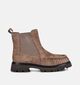 Tamaris Bottines Chelsea en Taupe pour femmes (380801)
