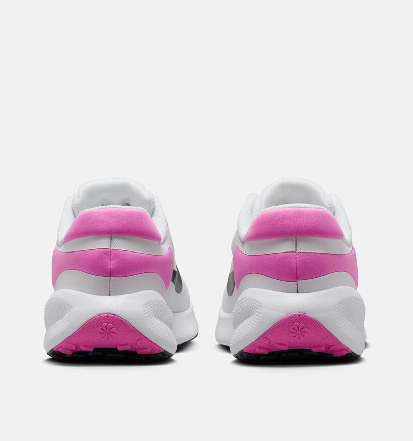Nike Revolution 7 Witte Sneakers voor meisjes (357205) - geschikt voor steunzolen