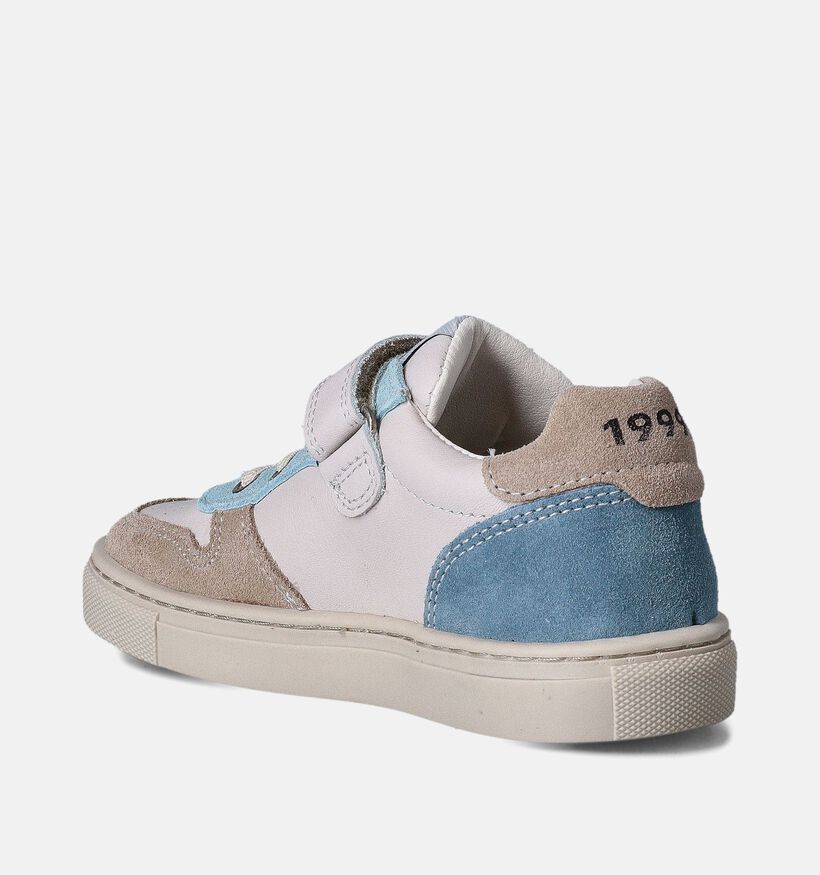 Little David Angelo Witte Schoenen met elastiek en velcro voor jongens (355350)
