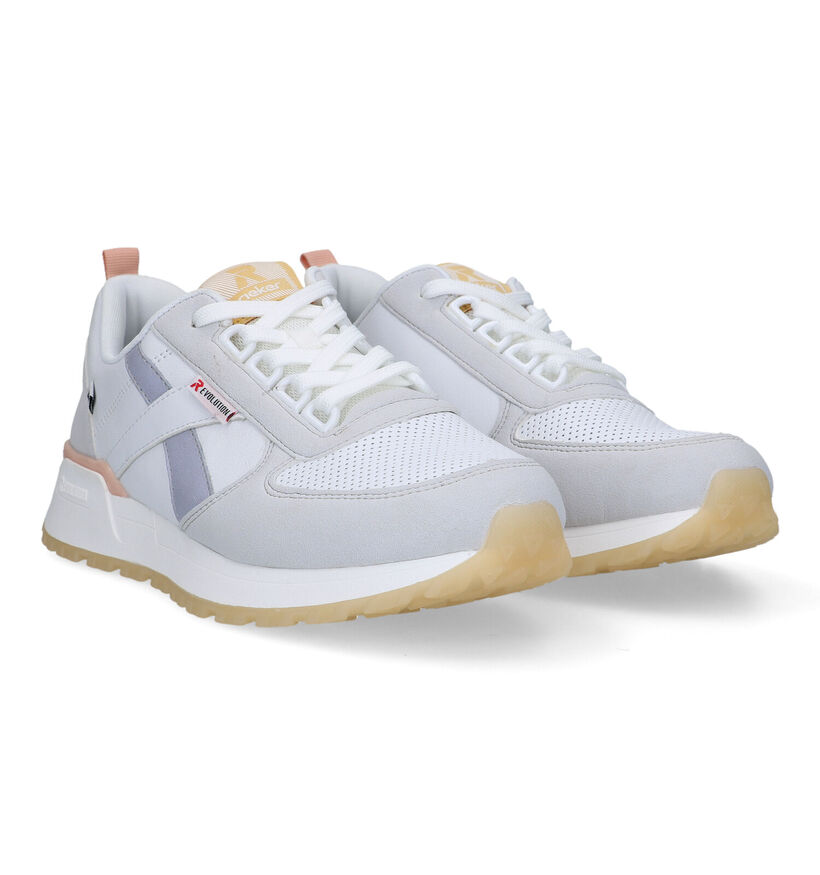 Rieker R-Evolution Grijze Sneakers voor dames (320325) - geschikt voor steunzolen