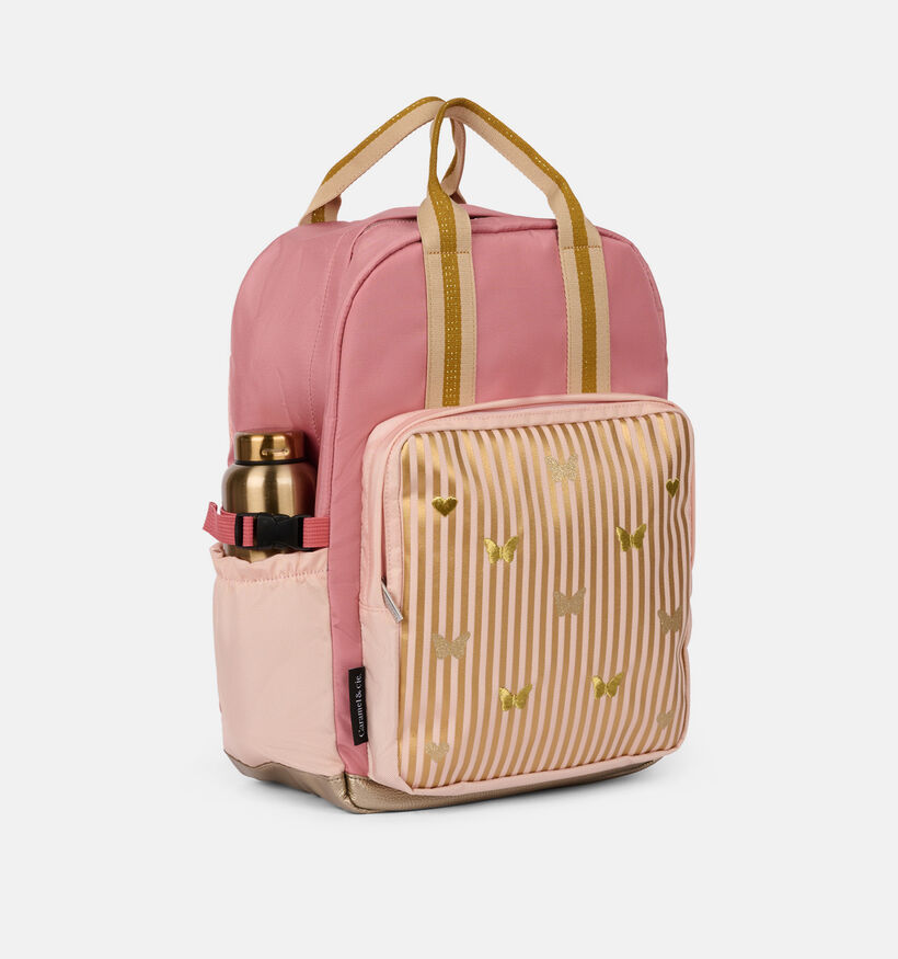 Caramel & cie Sonatta Roze/Gouden Rugzak voor meisjes (384004)