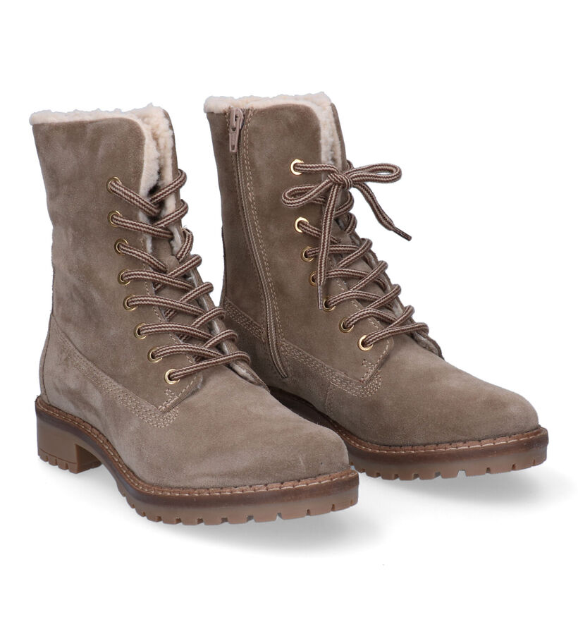 Signatur Beige Boots in nubuck (298637)