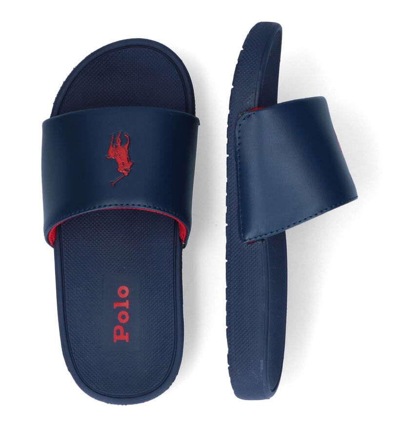 Polo Ralph Lauren Cayson Claquettes de piscine en Bleu pour garçons (304022)