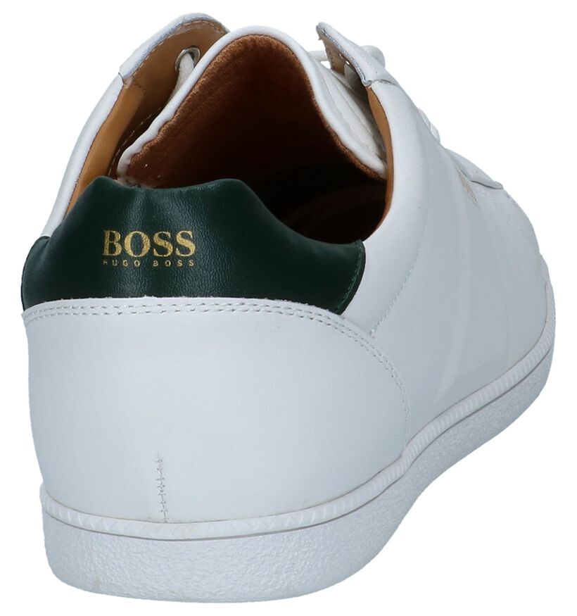 Hugo Boss Chaussures basses en Blanc en cuir (237088)