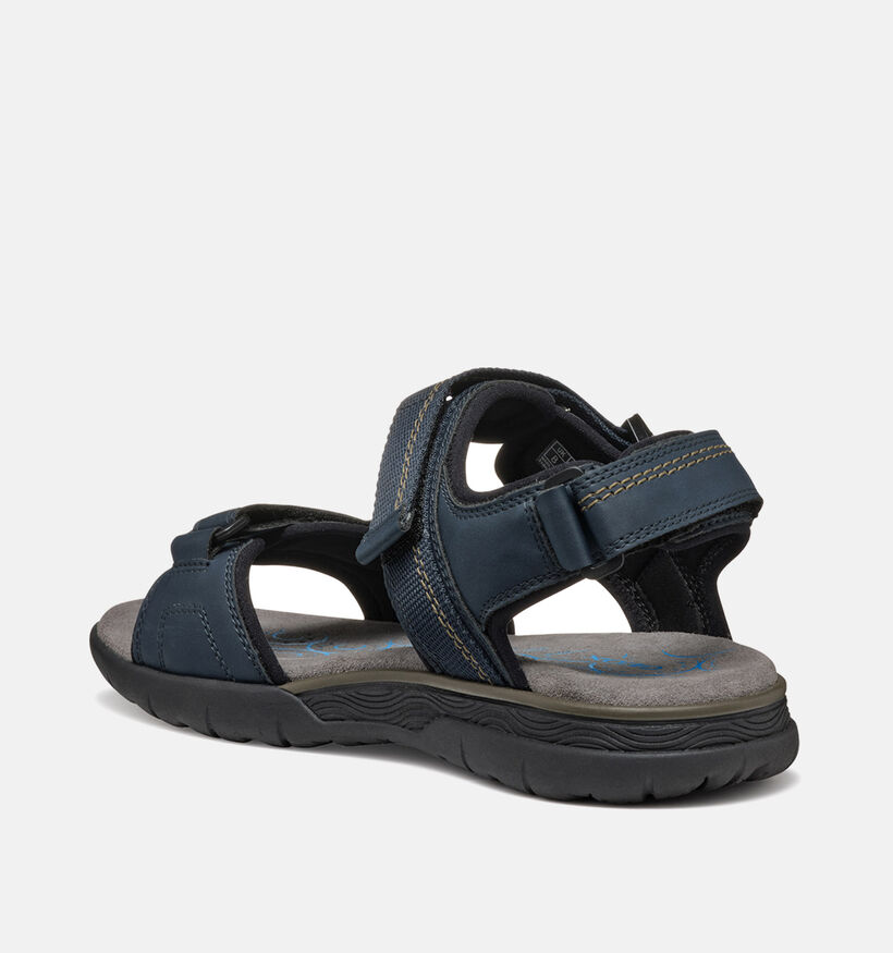 Geox Spherica Sandales de marche en Bleu pour hommes (351628)