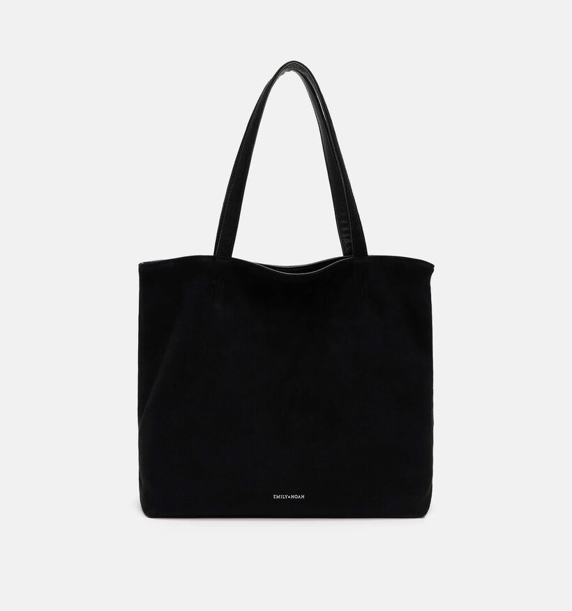 Emily & Noah Eva Suede Cabas en Noir pour femmes (378840)