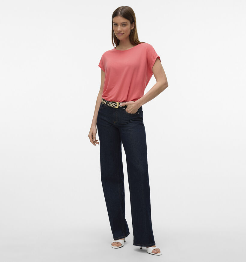 Vero Moda Ava Rood Basic T-shirt voor dames (352199)