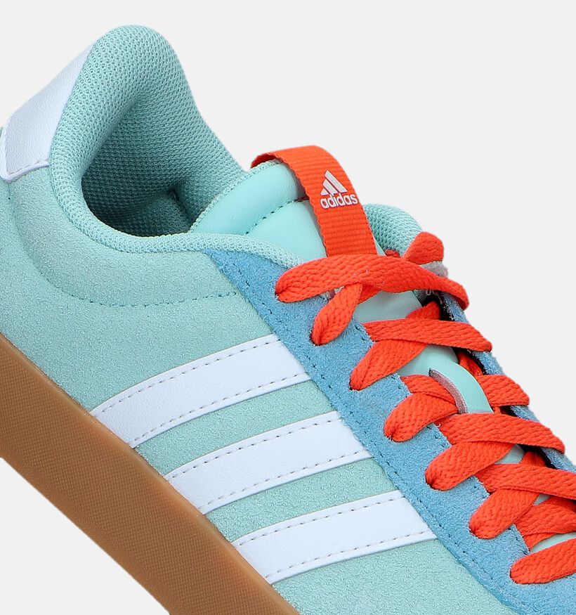 adidas VL Court 3.0 Baskets sportives en Rouge pour femmes (357135) - pour semelles orthopédiques
