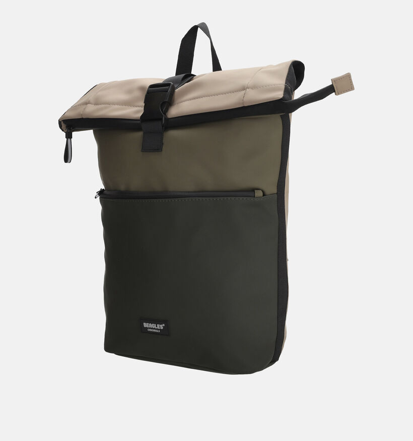 Beagles Donkergroene Rolltop Rugzak voor dames, heren (377045)
