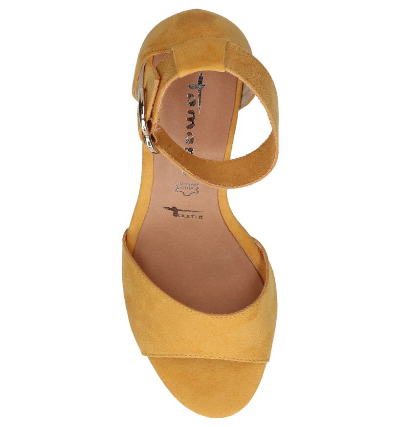 Gele Sandalen Tamaris TOUCH it in stof (253077)