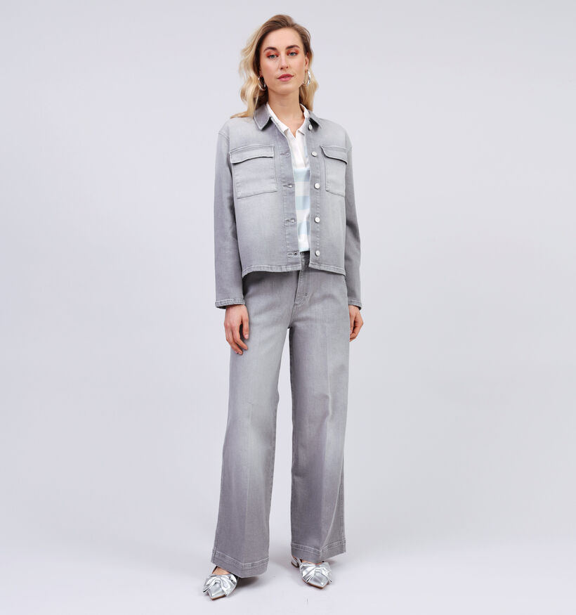 comma casual identity Veste courte en Gris pour femmes (358266)